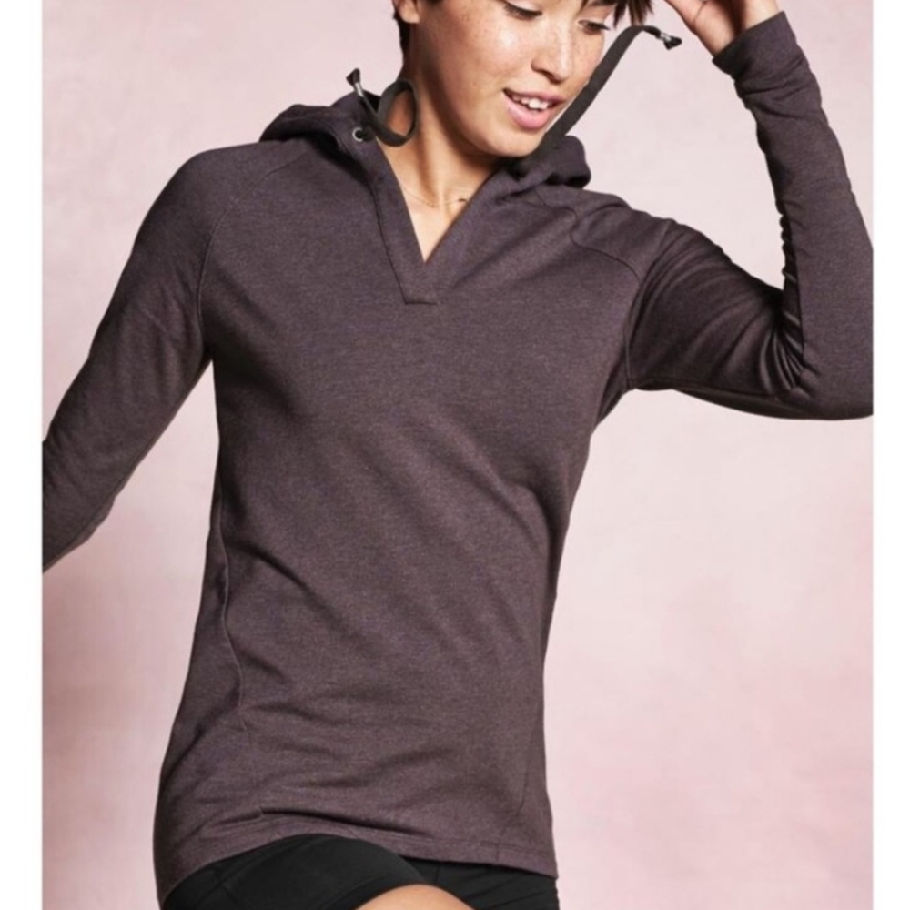 Athleta Idyllwild CYA V-Neck Athletic Hoodie